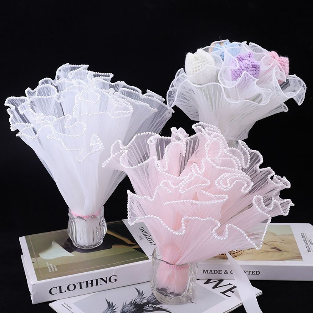 Pearl Lace Flower Wrapping Clo - Flower Wrap Kraft recension och pris