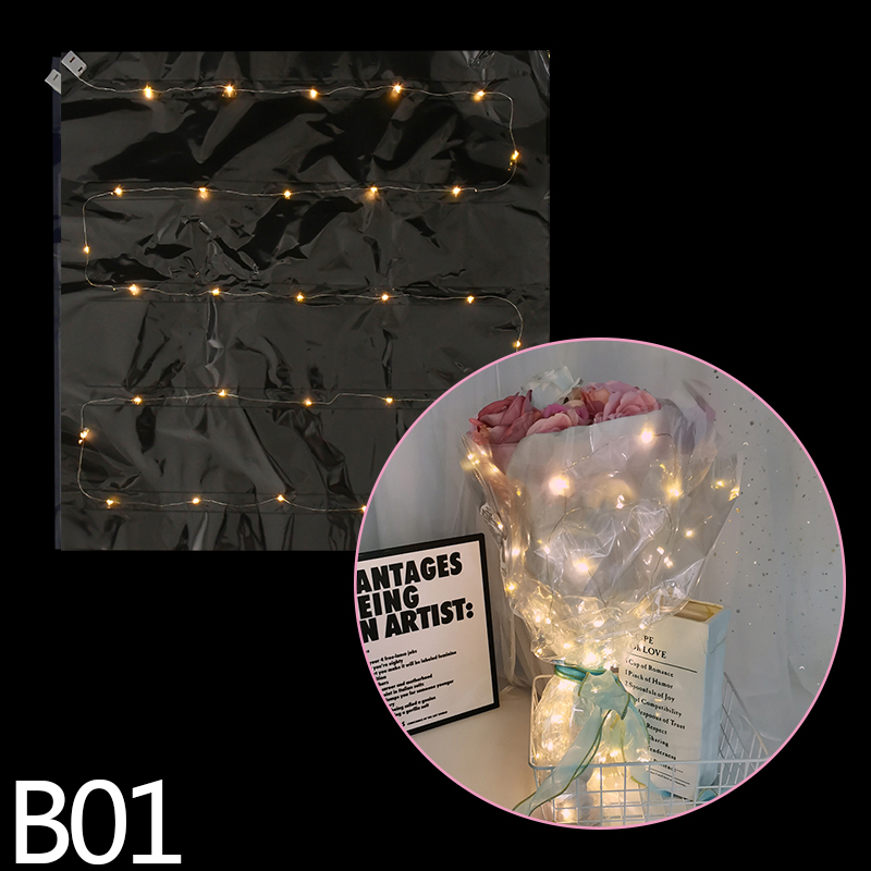 60x60cm LED Luminous Flower Wr - Flower Wrap Kraft recension och pris