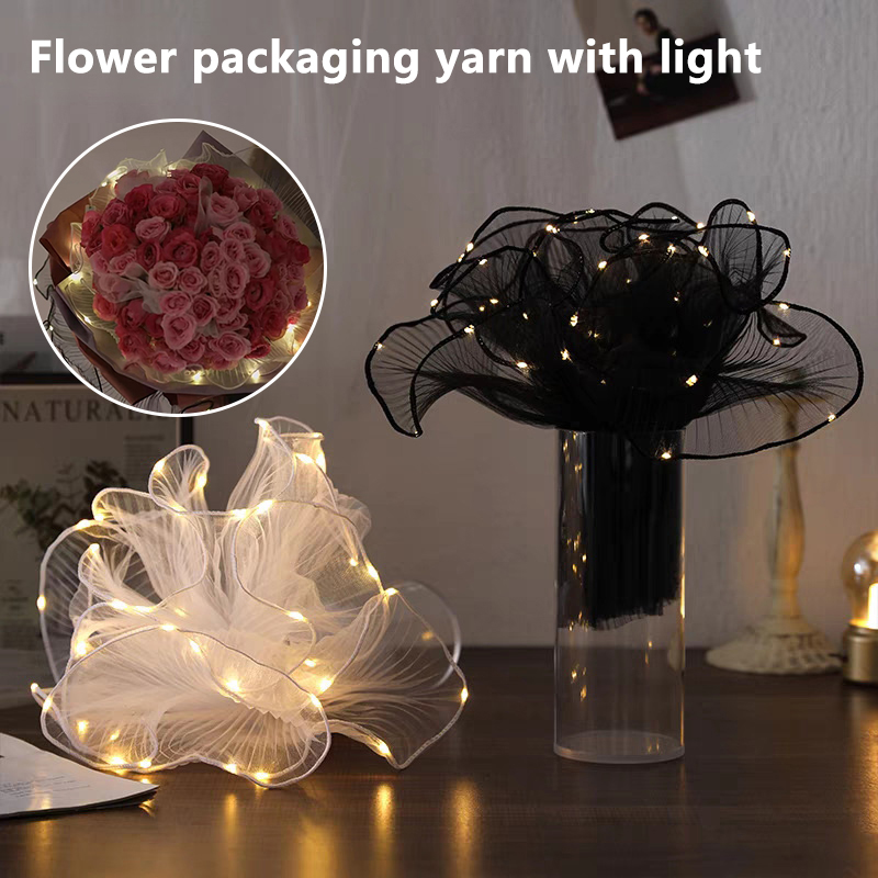 1Pcs LED Flower Wrapping Paper - Flower Wrap Kraft recension och pris