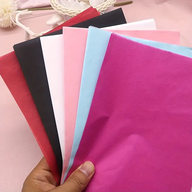 10Pcs 50*66cm Color Tissue Pap - Flower Wrap Kraft recension och pris