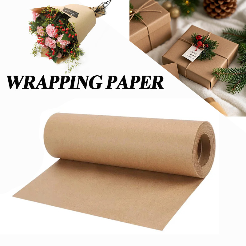 YITAPE 30cm*5M Brown Kraft Pap - Flower Wrap Kraft recension och pris