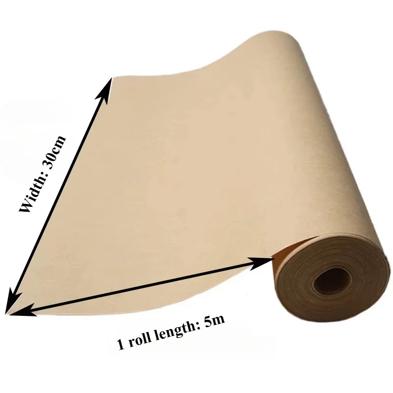 YITAPE 30cm*5M Brown Kraft Pap - Flower Wrap Kraft recension och pris