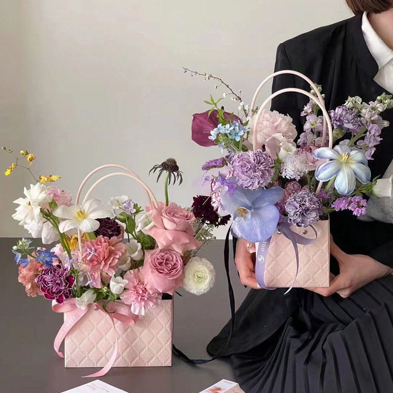 Portable Flower Packaging Box  - Flower Wrap Kraft recension och pris