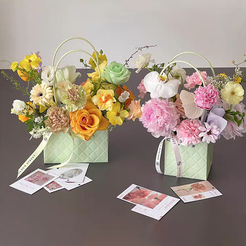Portable Flower Packaging Box  - Flower Wrap Kraft recension och pris