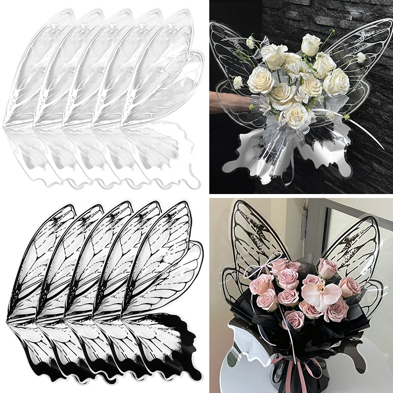 24Pcs Butterfly Wings Shape Fl - Flower Wrap Kraft recension och pris