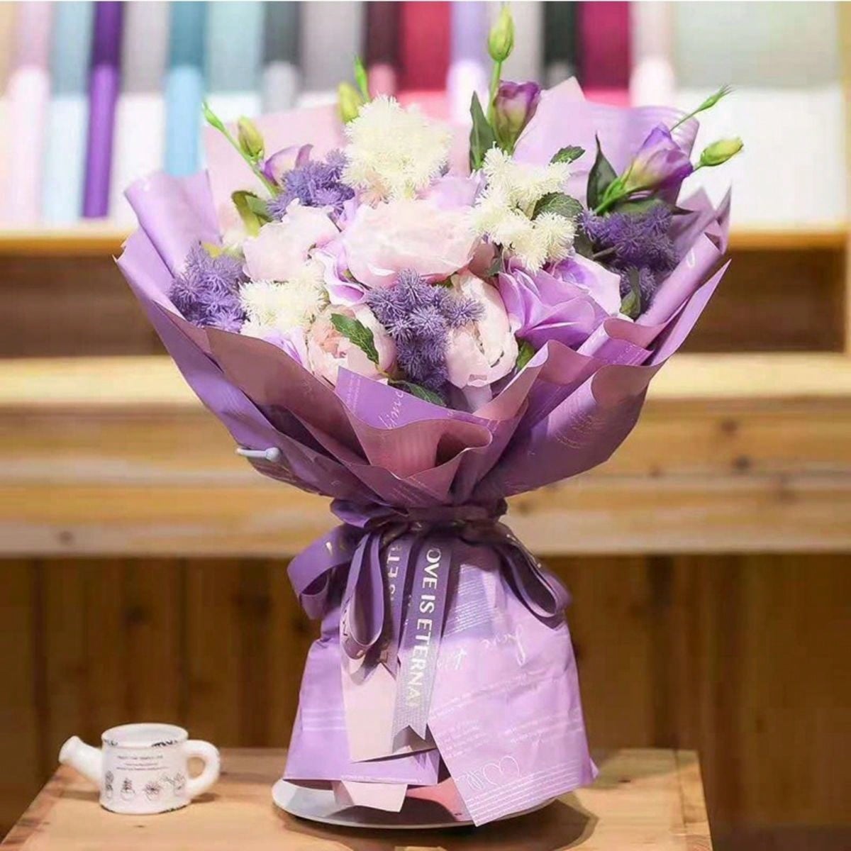 20PCS Waterproof Two-Tone Eleg - Flower Wrap Kraft recension och pris
