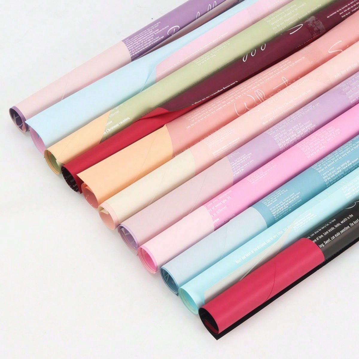 20PCS Waterproof Two-Tone Eleg - Flower Wrap Kraft recension och pris