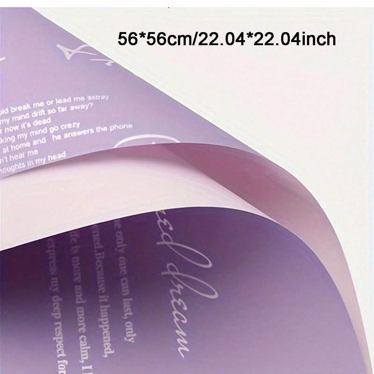 20PCS Waterproof Two-Tone Eleg - Flower Wrap Kraft recension och pris