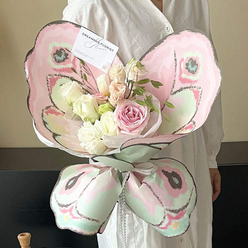 20pcs Butterfly Wing Shaped Bo - Flower Wrap Kraft recension och pris
