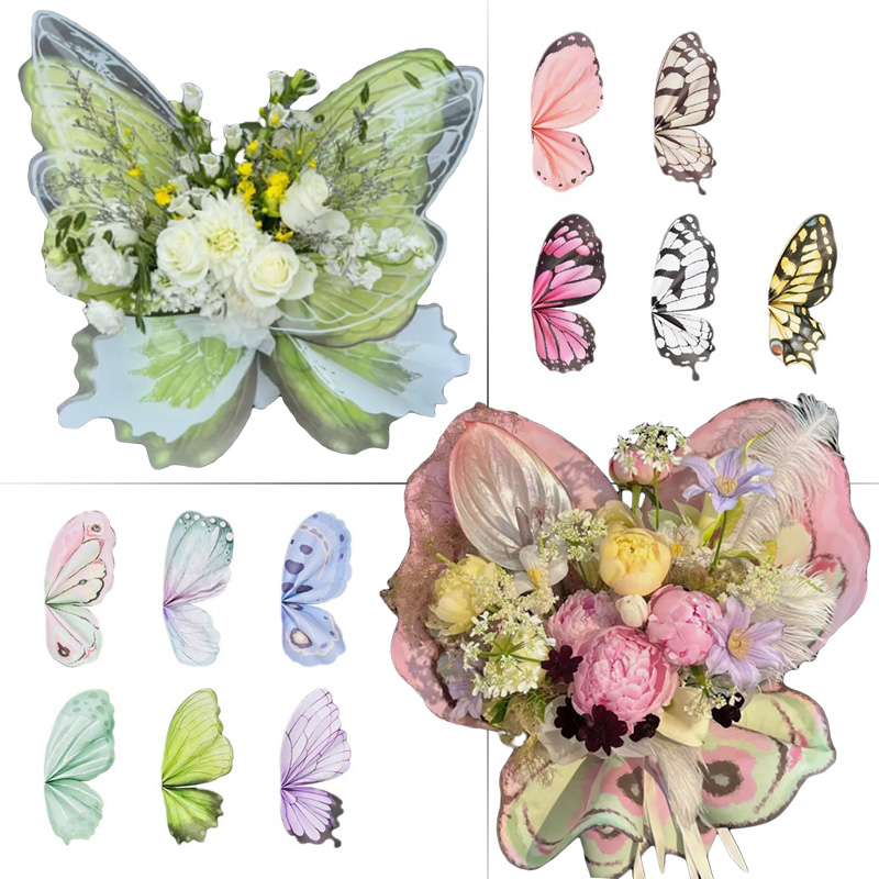 20pcs Butterfly Wing Shaped Bo - Flower Wrap Kraft recension och pris